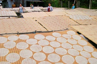 Thuan Hung rice paper village